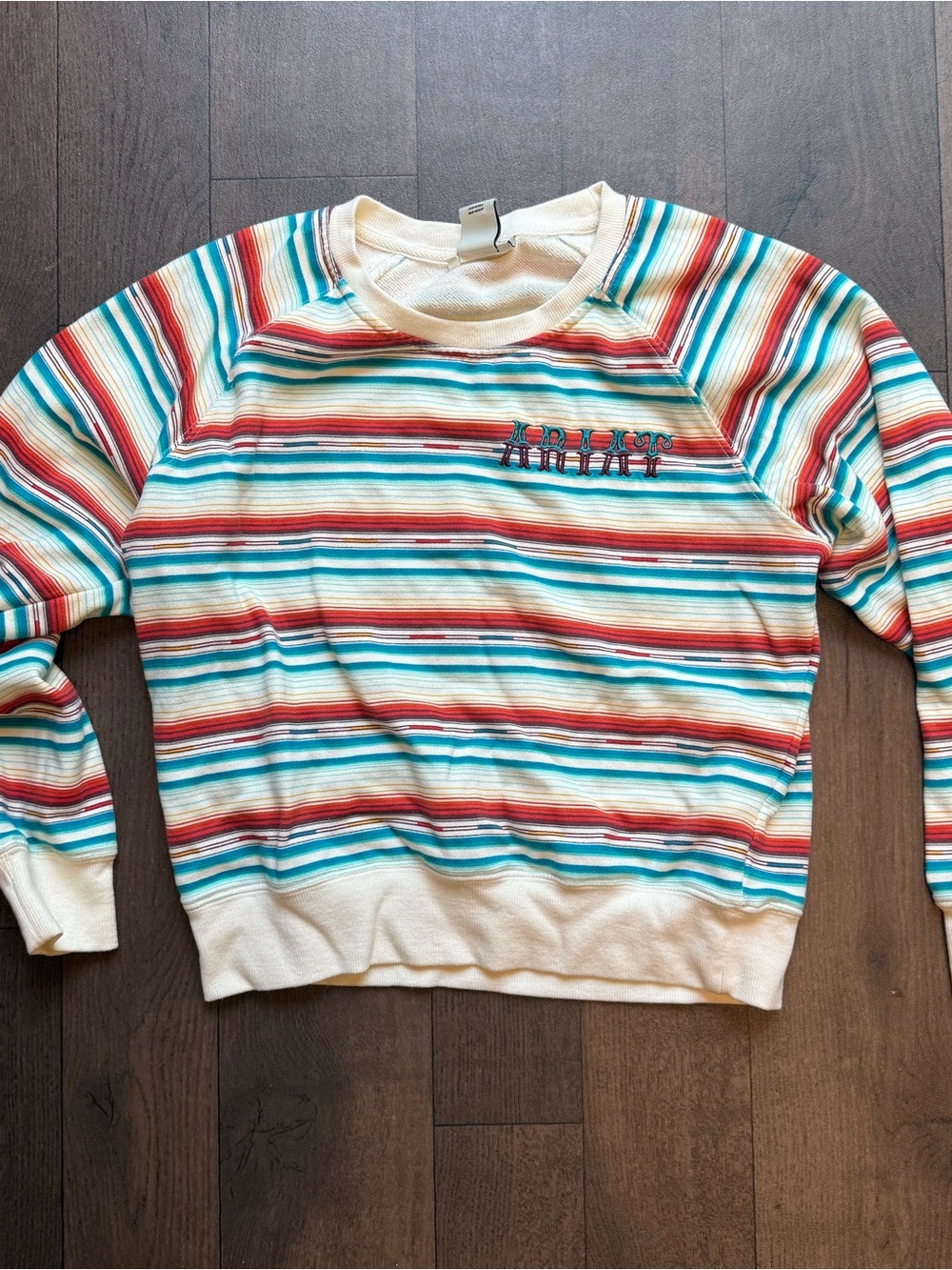Ariat Real Women’s Serape Crewneck Sweatshirt Size Medium Western Cowgirl Rodeo